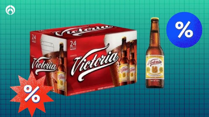 Sam's Club remata el cartón de 24 botellas de cerveza Victoria de 355 ml