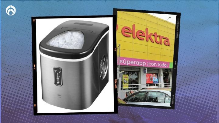 Elektra liquida máquina para hacer hielo portátil que produce hasta 12 kilos ideal para fiestas