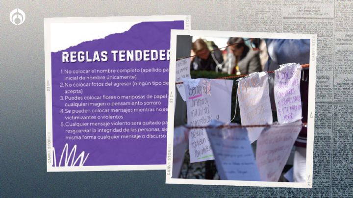 Denuncia a tu agresor, pero sin decir quién es: Tec de Monterrey pone 'reglas' para hacer tendederos el 8M