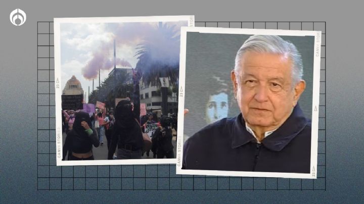 'Que se quiten las capuchas; hay que dar la cara', pide AMLO por el 8M