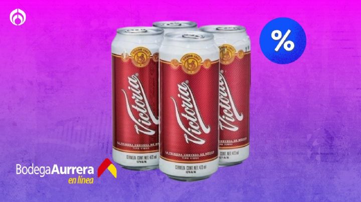 Victoria: Bodega Aurrera tiene a precio de regalo latones de la cerveza con mayor tradición en México