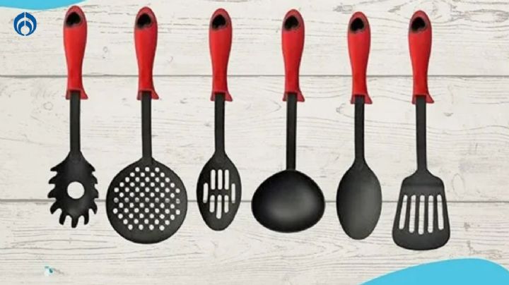 Walmart tiene en atractiva oferta especial este juego de utensilios de cocina