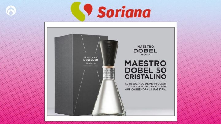 ¿Quieres probar un tequila exclusivo? Soriana tiene una oferta increíble en Maestro Dobel 50