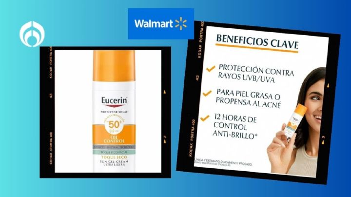 Walmart tiene a buen precio el protector solar de la marca Eucerin