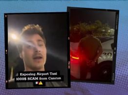 Detienen a taxista que intentó cobrar 17 mil pesos a turista canadiense en Cancún