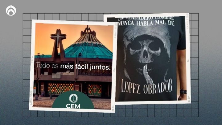 Iglesia se mete al debate: condena meme de playera de AMLO con la 'Santa Muerte'