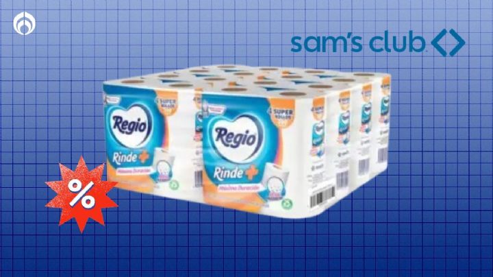 Sam’s Club vende baratísimo el paquetote de papel de baño REGIO, ¡32 rollos de 300 hojas dobles!