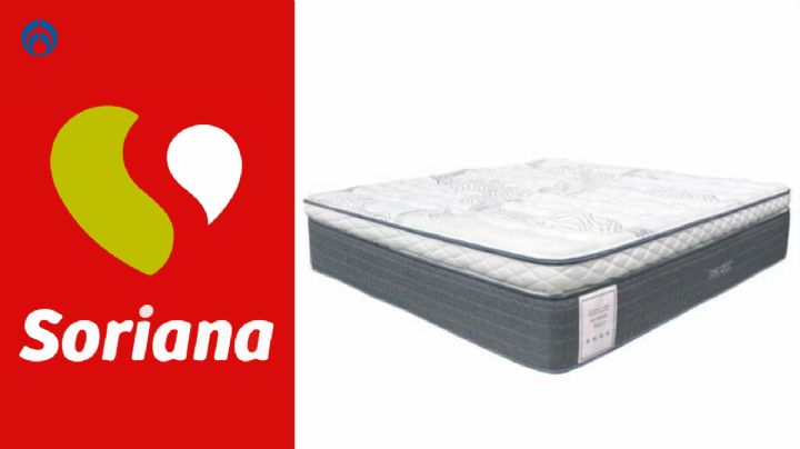 Soriana aplica enorme descuento a colchón King Size Restonic