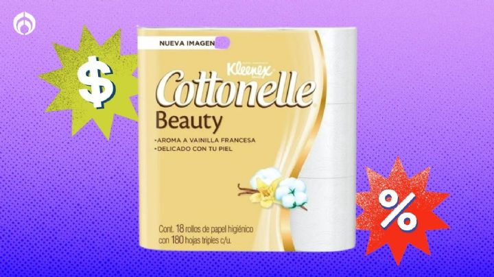 Walmart tiene baratísimo el papel de baño Cottonelle Beauty de hojas triples con 18 rollos