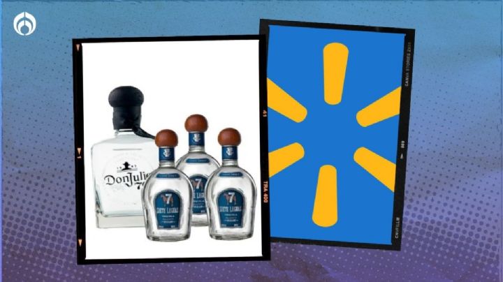 Walmart remata paquete de Don Julio 70 cristalino añejo más 3 tequilas 7 Leguas blanco