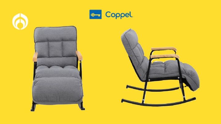 Coppel tiene baratísimo este sillón mecedora, ideal para descansar
