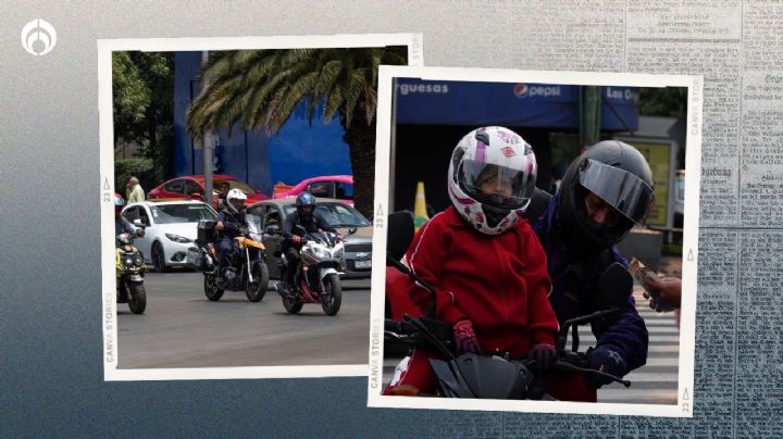 Prohíben llevar a menores de 12 años en moto; ¿de cuánto será la multa?