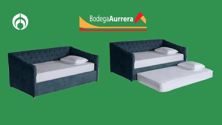 Bodega Aurrera rebaja el precio de esta cama doble con colchones incluidos