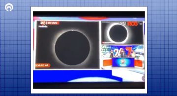 Se puso raro el Eclipse: Videoaficionado envía grabación a la tv de partes íntimas