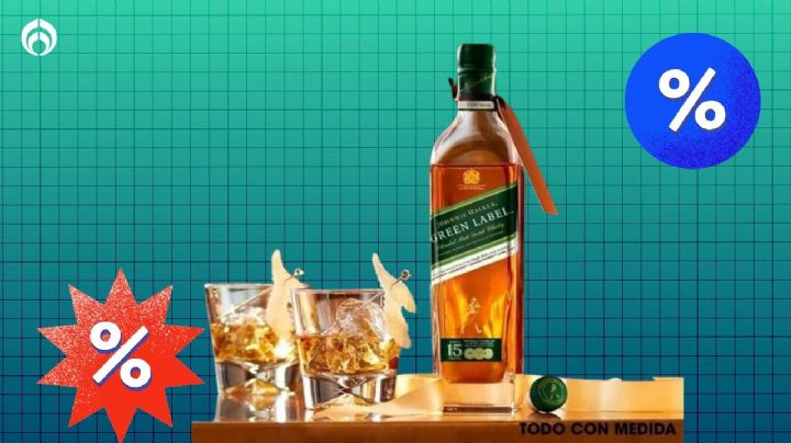 Walmart tiene casi regalado el whisky de lujo Johnnie Walker Green Label añejado durante 15 años