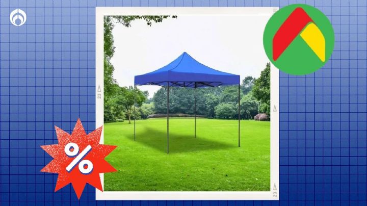 La carpa plegable e impermeable que cuesta menos de 800 pesos en Bodega Aurrera