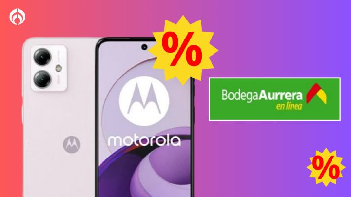 Bodega Aurrera vende este celular Motorola con cuero vegano elegante en menos de $2,000 pesos