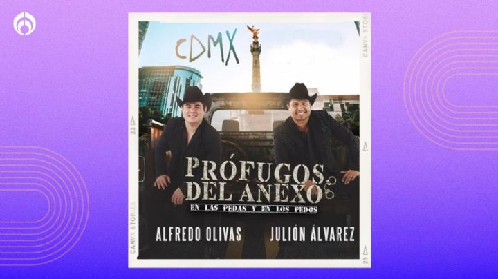 Posponen el show "Prófugos del anexo" en CDMX, Julión Álvarez y Alfredo Olivas dan detalles