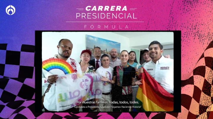 Sheinbaum refrenda su compromiso con los derechos de la comunidad LGBTIQ+