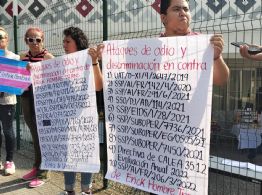 Transfobia en Veracruz: policía transgénero se manifiesta por violaciones a sus derechos humanos