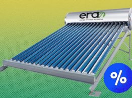 ¡Aprovecha la rebaja! Calentador solar ERA de 6 servicios que está de oferta en Home Depot