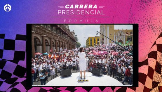 Desde Veracruz, Sheinbaum convoca a votar masivamente por la continuidad de la 4T