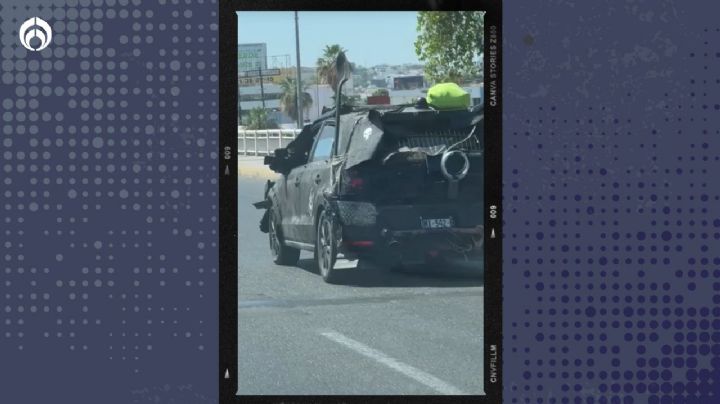 ¡Al estilo Mad Max! Auto 'tuneado' causa furor al pasearse en Culiacán (VIDEO)