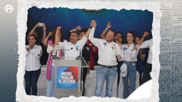 Tabe y Taboada prometen en cierre de campaña que Miguel Hidalgo será la alcaldía más segura