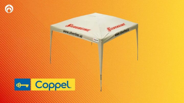 Coppel tiene esta increíble carpa plegable de 3 x 4.5m a precio de remate