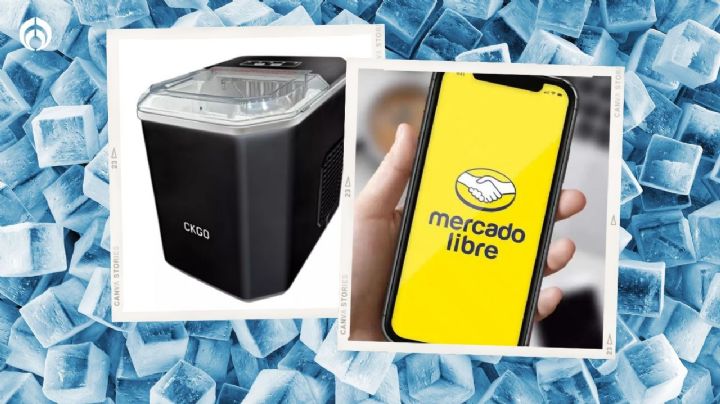 Mercado Libre 'casi regala' máquina de hielo ligera de hasta 12 kilos al día ideal para fiestas