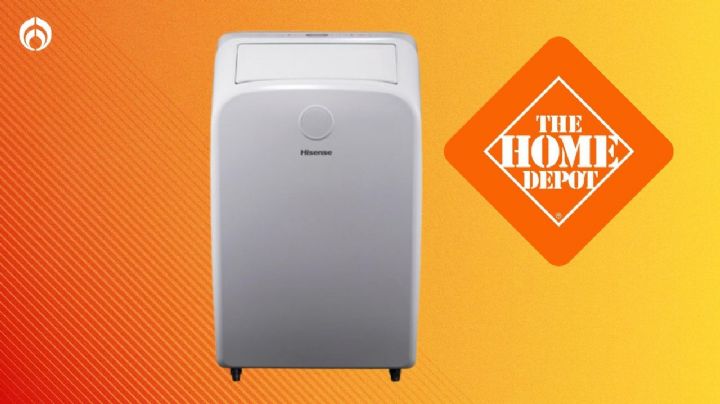 Home Depot aplica rebajota al aire acondicionado con rueditas y capaz de enfriar todo un cuarto