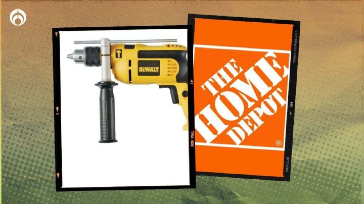 Home Depot aplica 'ofertón' a taladro Dewalt con rotomartillo y potente motor