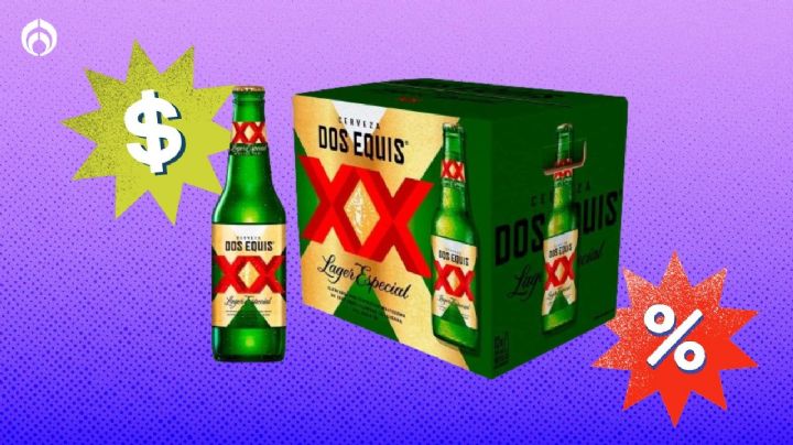 Sam's Club tiene 'regalado' el cartón de cerveza Dos Equis Lager con 24 botellas, para refrescarte