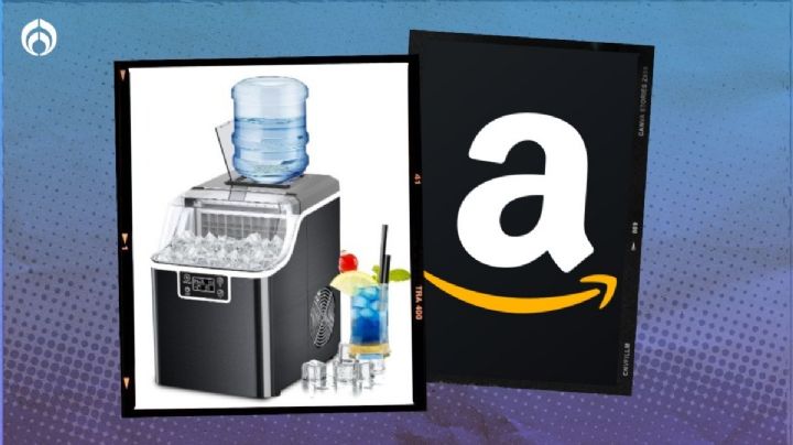 Amazon vende barata máquina de hielo de 20 kg, limpieza automática y control de tamaño de cubo
