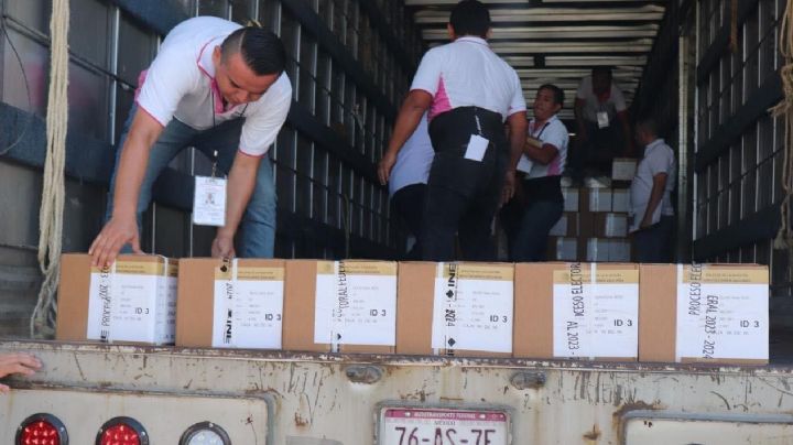 Elecciones 2024: llegan más de 4 millones de boletas de material electoral a Quintana Roo