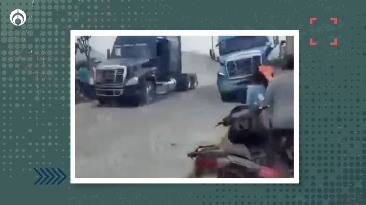 (VIDEO) Arrancones mortales: carreritas entre trailers deja 3 muertos en Hidalgo