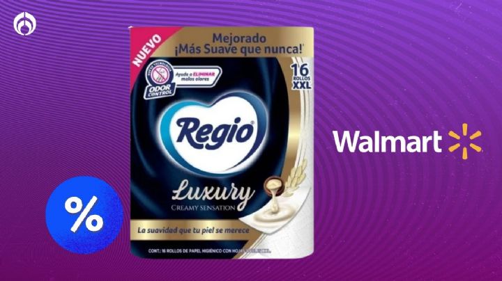 Walmart rebaja papel de baño Regio Luxury, ¡tiene muy buena calificación de Profeco!