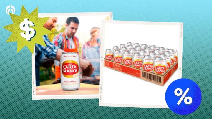 Sam's Club tiene regalado el cartón con 24 cervezas Carta Blanca, perfectas para la carnita asada