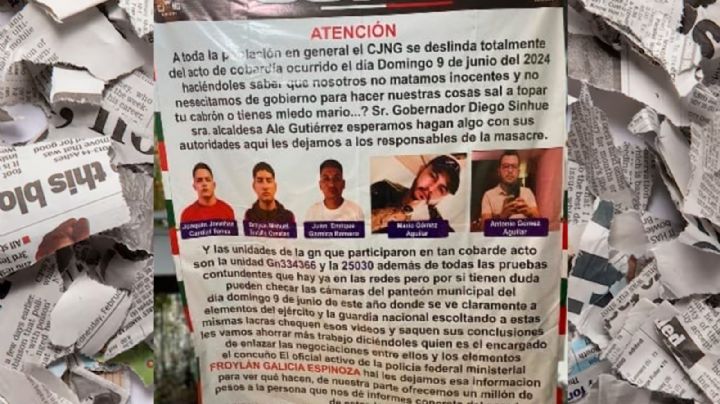 Detienen a joven por colgar mantas alusivas a masacre en León donde murieron 2 menores