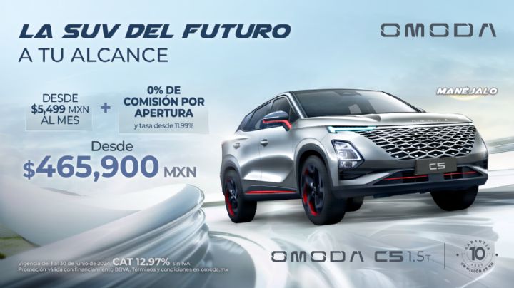 Omoda revoluciona la movilidad accesible en México con nuevos precios para su SUV Omoda C5