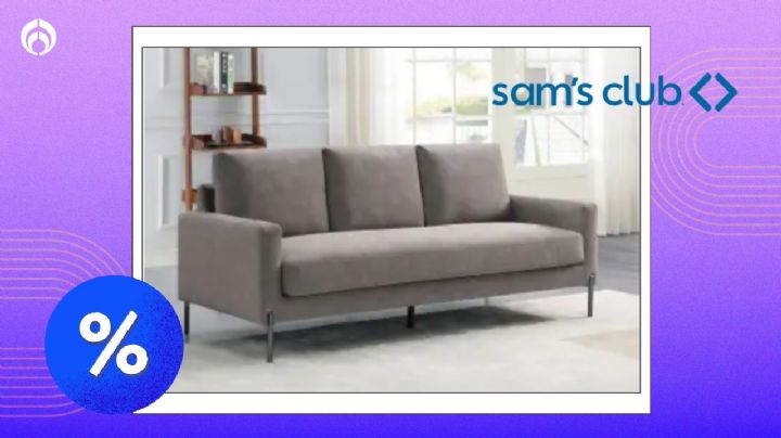 Sam's Club rebaja el sofá con tela de alta calidad y exclusiva cubierta para casas pequeñas