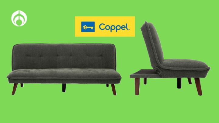 Coppel tiene con descuento este elegante sofá cama