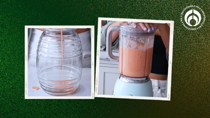 La receta más sencilla para hacer un agua de horchata con mamey súper refrescante