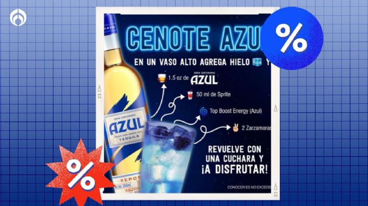 Soriana tiene baratísimo el tequila Azul Centenario que pasó todas las pruebas de Profeco