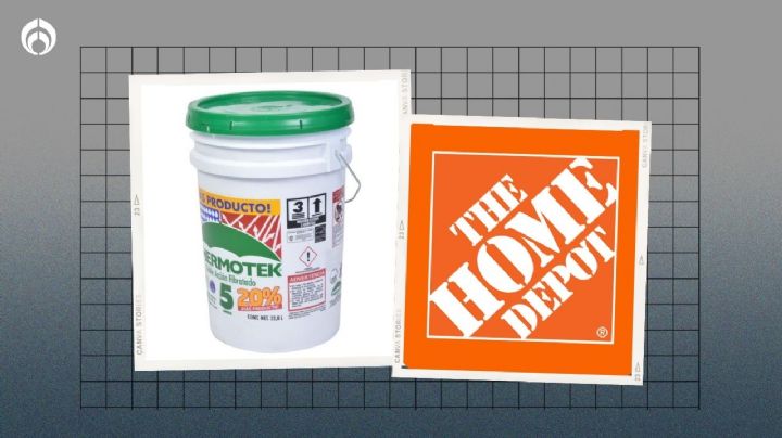 The Home Depot: el impermeabilizante acrílico de más de 20 litros que cuesta menos de 1400 pesos