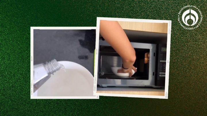 El truco para limpiar tu horno de microondas sin ningún esfuerzo