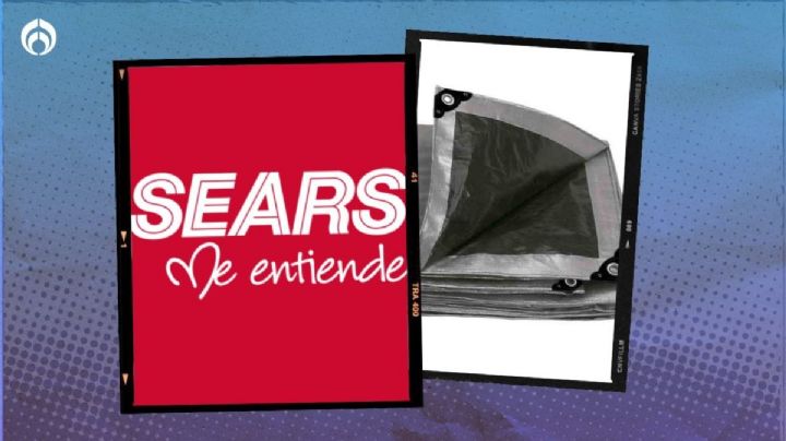 Sears le rebaja casi mil pesos a esta lona de uso rudo ¡de hasta 14 metros!