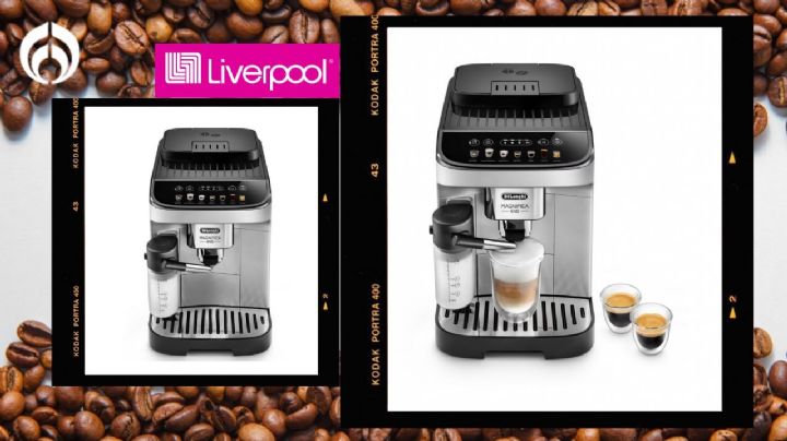 Liverpool tiene con descuento esta innovadora cafetera con molino automático y 7 recetas de café