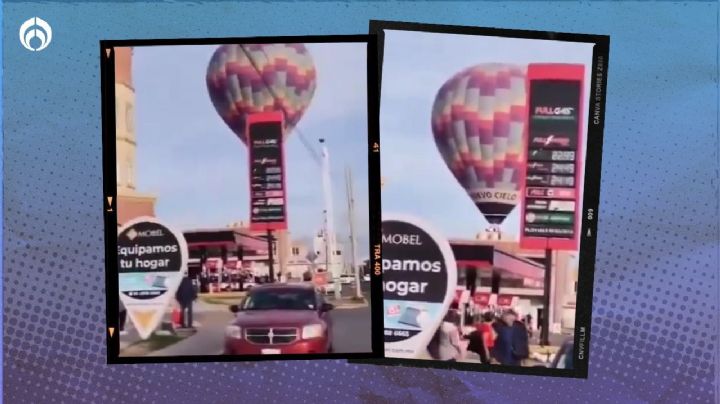 Globo aerostático hace aterrizaje forzoso en Tecámac, ¡cerca del AIFA! (VIDEO)