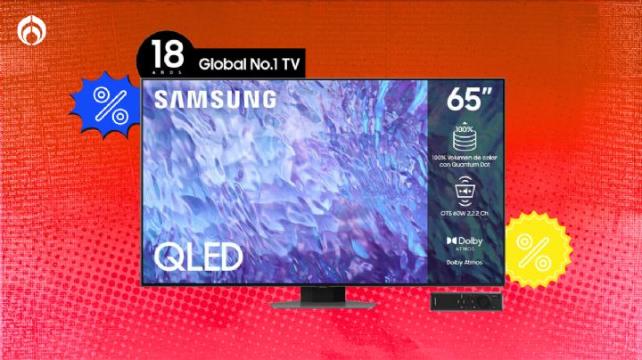 Sanborns liquida con el 58% esta pantalla Samsung QLED de 65 pulgadas